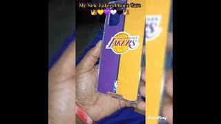 MY NEW LAKERS PHONE CASE FROM SKINIT!