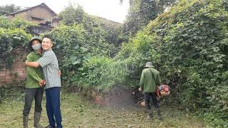 The director was happy and paid us HANDSOMELY to clean up his abandoned house