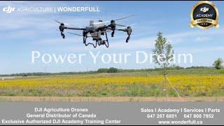 Power your dream with the  DJI Agras T50 | Wonderfull Inc. Canada