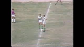 AUDAZ VS DPTO QUITO estadio 9 de Mayo, Machala 1987, portero Pedro Latino.