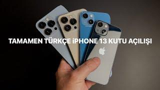 Tamamen Türkçe iPhone 13, 13 Mini, 13 Pro ve 13 Pro Max Kutu Açılışı / Sinematik Ve Makro Moda Bakış