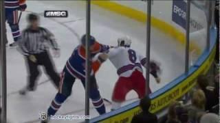 Brandon Prust vs Andy Sutton Oct 22, 2011