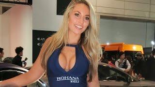 Sydney A Maler in Tokyo Auto Salon 2016 Hot Blonde Model