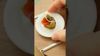 라따뚜이 미니어처요리 How to make a Ratatouille #miniaturefood #Ratatouille #minikitchen