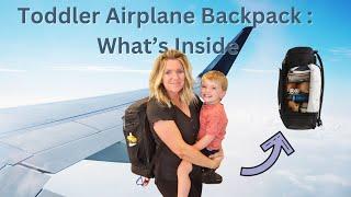 Packing A Toddler's Backpack For A Flight (What's Inside)