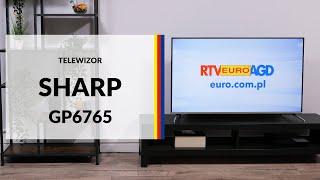 Telewizor Sharp GP6765 – dane techniczne – RTV EURO AGD