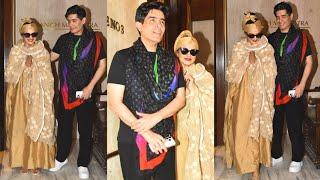 Rekha Ji Spotted at Manish Malhotra's House 