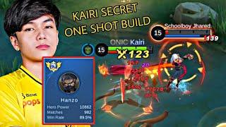 FINALLY!! KAIRI MSC HANZO 100% ONE SHOT BUILD IS HERE ( hanzo best build 2023)