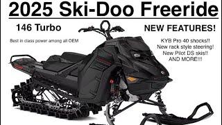 2025 Skidoo Freeride 146 Turbo R (updates and walk around)