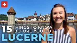 LUCERNE, SWITZERLAND: 15 Things To Know Before You Visit Lucerne!