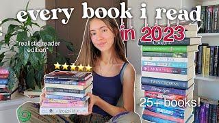 every single book i read this year *realistic*  2023 reading wrap-up