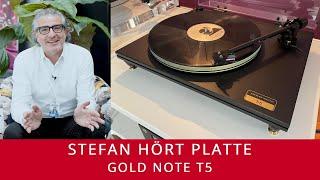 Stefan hört Platte | Goldnote T5  Plattenspieler aus Italien