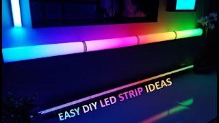 DIY LED STRIP DIFFUSER IDEAS