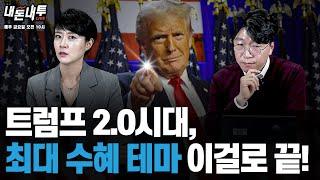 47대 미국 대통령 '트럼프' 화려한 귀환ㅣ트럼프 2.0시대, 최대 수혜 테마 & ETF는? [내돈내투 LIVE]