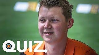 Sjef van den Berg takes on the 60-second archery quiz