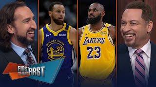 Warriors beat Lakers, Concerns for Los Angeles, Can Golden State win the West? | FIRST THINGS FIRST