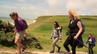 Julia Bradbury on the White Cliffs and South Downs Walk