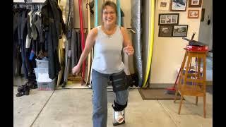 Freedom Leg Review - Way Better than Crutches!