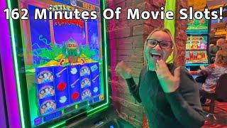 162 Minutes Playing Movie Themed Slot Machines!