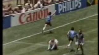 HERO: Maradona turns like a little eel