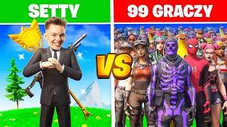 SETTY vs 99 GRACZY na TURNIEJU w OG Fortnite