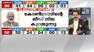 ഹരിയാനയിൽ വമ്പൻ ട്വിസ്റ്റ്; ലീഡ് നില മാറിമറിയുന്നു | Haryana, Jammu Kashmir Assembly Election