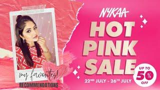 *NYKAA* HOT PINK SALE 2021 | MY FAVOURITES & RECOMMENDATIONS | @justbarnaa @juzbsquad