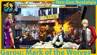 One of the Best 2D Fighting Game Ever! Garou: Mark of the Wolves! SNK's Masterpiece! Neo Geo Fun!