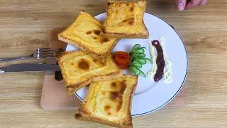 Crispy Cheese Toast, Super Easy To Make | Justin Tran