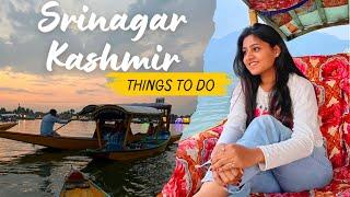 Srinagar Kashmir | Where to stay & eat | Shikara Ride at Dal Lake | Lal Chowk Market | Heena Bhatia