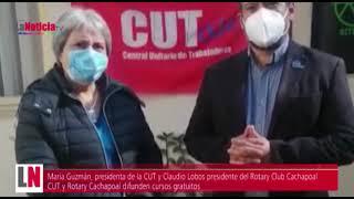 CUT y Rotary Cachapoal difunden cursos gratuitos