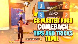 Cs master push comeback tips and tricks tamil|Cs rank push attacking tips and tricks tamil|
