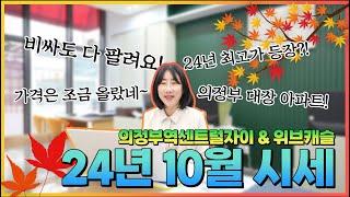 24년10월 얼마에 팔렸나?얼마에 살수있나?? 의정부시대장아파트의정부역센트럴자이아파트