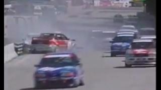 STW Salzburgring 1994 Start Huge crash Pirro Burgstaller