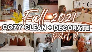 2021 COZY FALL CLEAN + DECORATE PART 2 | RUSTIC GLAM FALL DECOR | FALL HOMEMAKING | Lauren Yarbrough