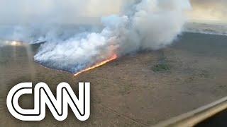 Incêndio atinge Parque Nacional de Brasília | JORNAL DA CNN