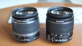 Canon EF-S 18-55mm f/3.5-5.6 IS I vs Versión II | Comparativa