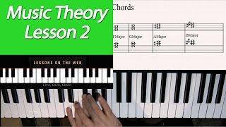 Learn Music Theory Lesson 2 - How Chords are Constructed 101 - Triads, Inversions and Progressions