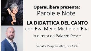 OperaLibera conduce: parole e note. La didattica del canto.