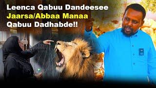 Leenca Qabuu Dandeesee Jaarsa/Abbaa ManaaQabuu Dadhabde!!