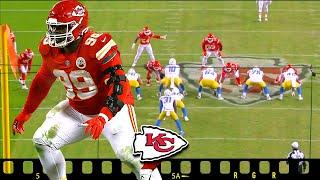 Chiefs MONSTER DT/LB Khalen Saunders Does it all!  Film Room