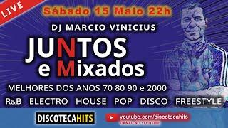 Live DJ Marcio ! Hits e Flash Back anos 70 80 90 e 2000 ! R&B, House, Disco e Freestyle !