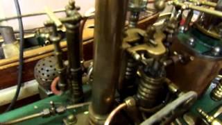 large live steam boiler and beam engine