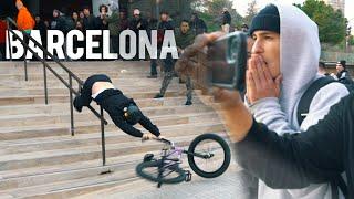 BARCELONA STREET BMX JAM TURNS INTO A RIOT!