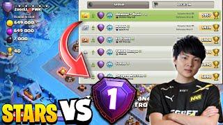 STARS VS INDIA RANK #1 PLAYER ! TH16 EASY ATTACK STRATEGY | Th16 Best Spam Attack Strategy 2024