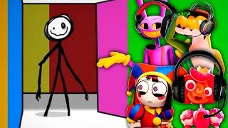 The Amazing Digital Circus Play COLOR OR DIE in Roblox!