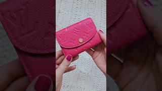 Unboxing Louis Vuitton Rosalie wallet grenade #unboxing #lvrosalie #rosaliewallet #miniwallet