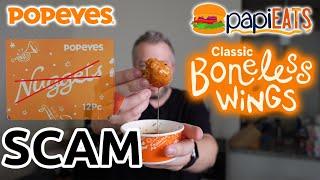 Don't Get SCAMMED by Popeyes New Boneless Wings