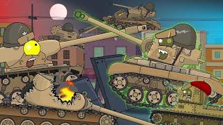 Zombie-Tanks Attack the City - Cartoons about tanks