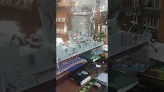 This Model Boat is HUGE! #boat #modelboat #aircraftcarrier #antiques #antiqueshop #boats